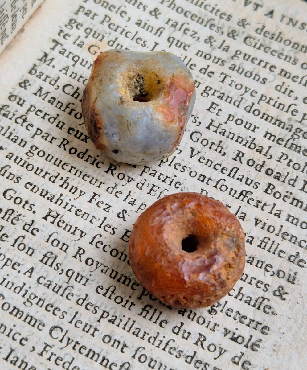 Perles en agate du Néolithique - Afrique de l'ouest