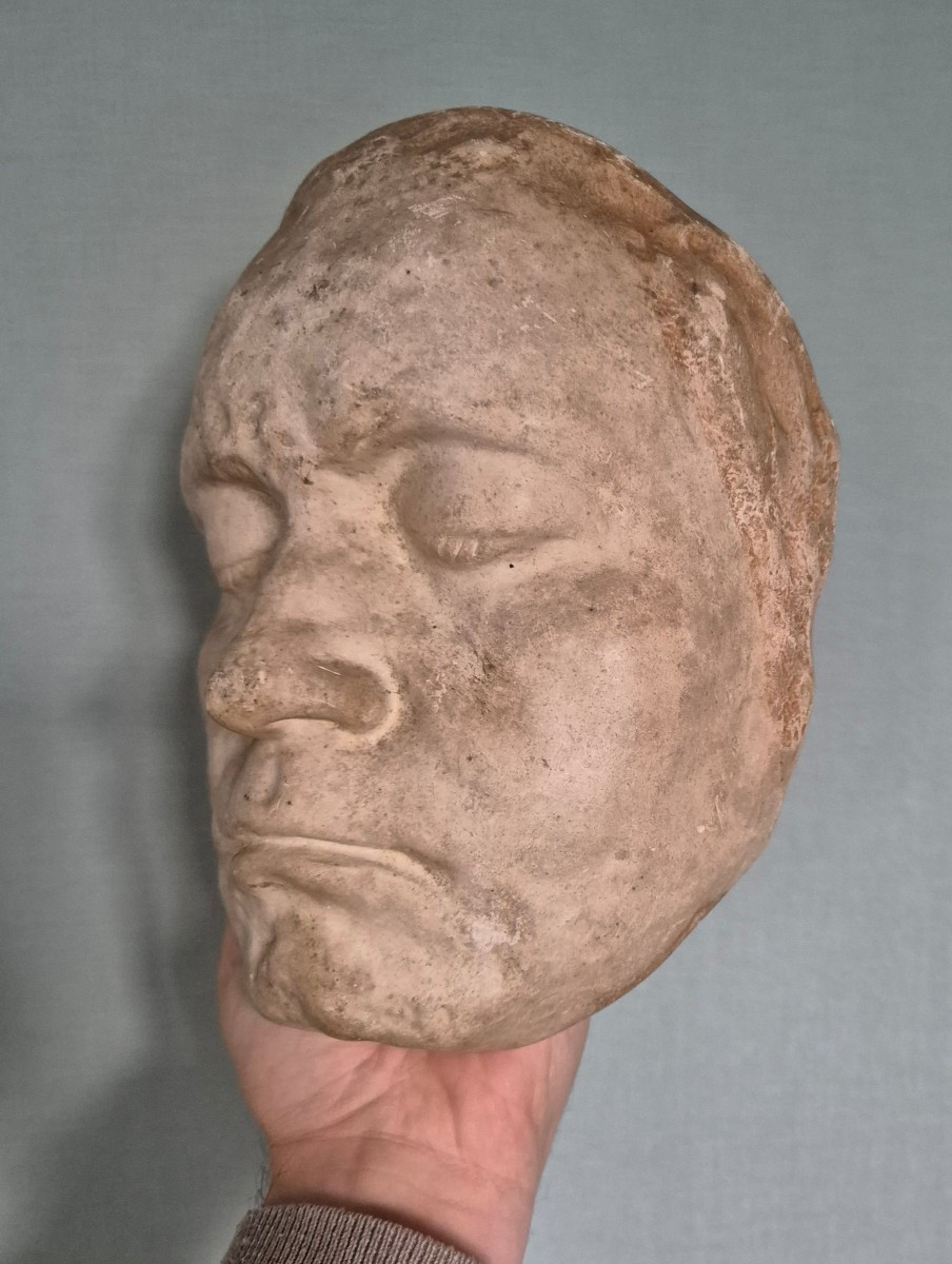 Beethoven Plaster Death Mask 19th Century -photo-2