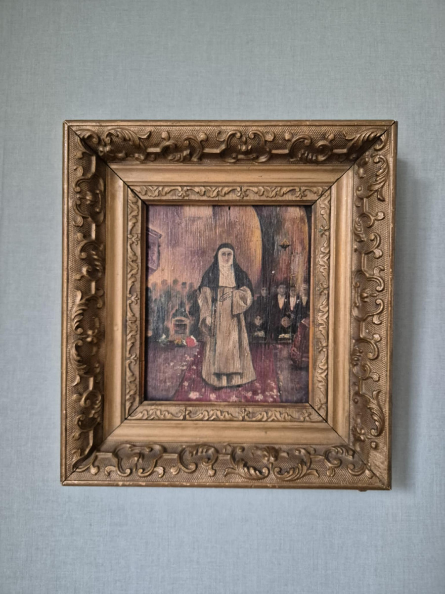 La Confirmation de Voeux - Huile sur panneau Juillet 1900-photo-4