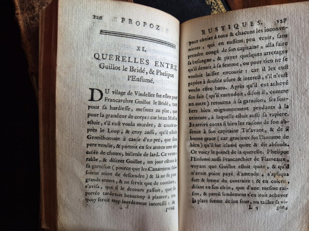 1732 Tales Of Eutrapel And Rustic Sayings By Noel Dufail-photo-2