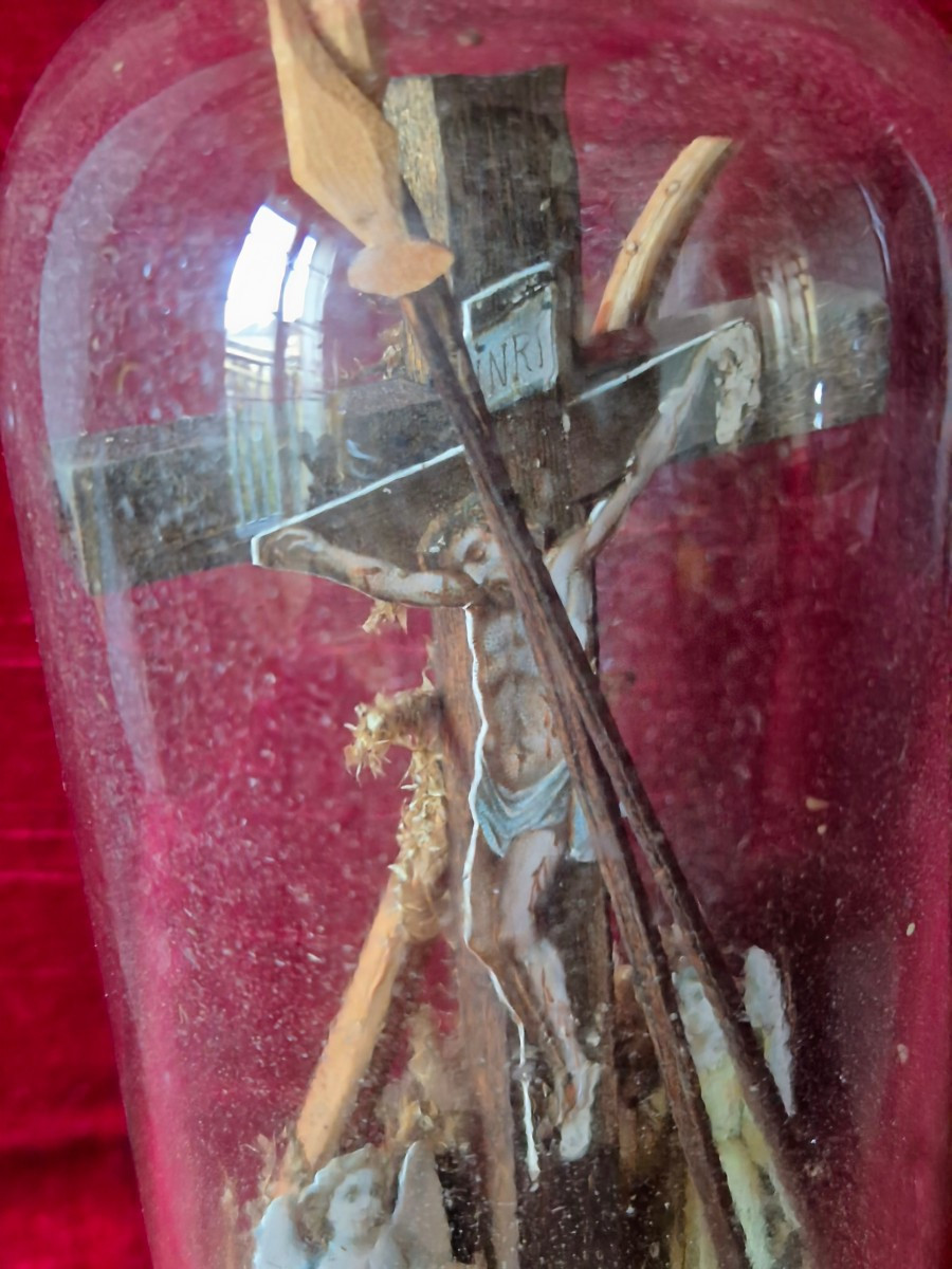 Bouteille de la Passion - Art populaire ex-voto-photo-3