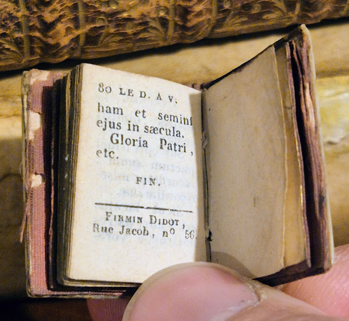 Miniature Book - The Little Parishioner Of Childhood, 19th Century -photo-3