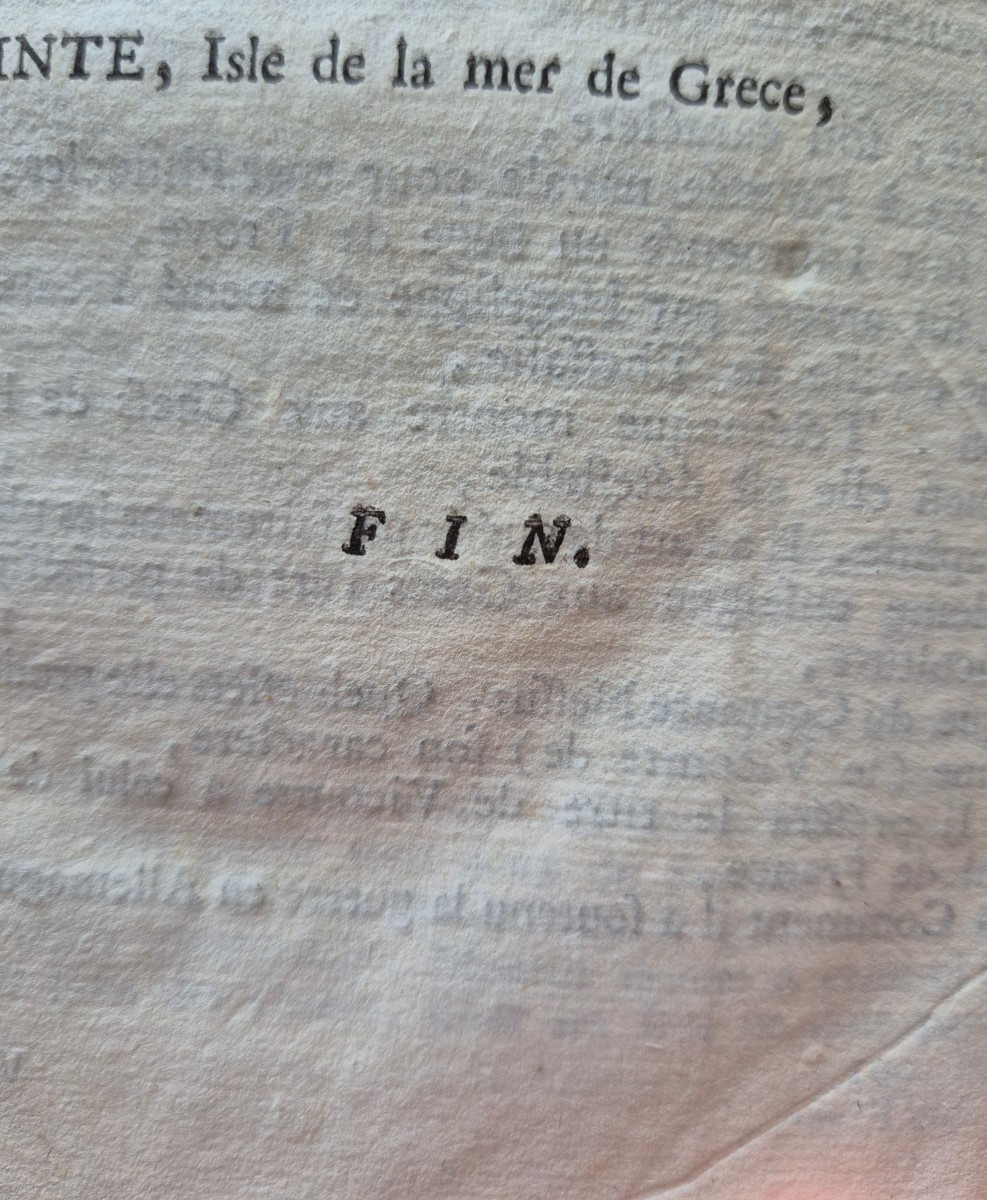 1768 Les Aventures de Télémaque - reliure vélin d'époque-photo-6