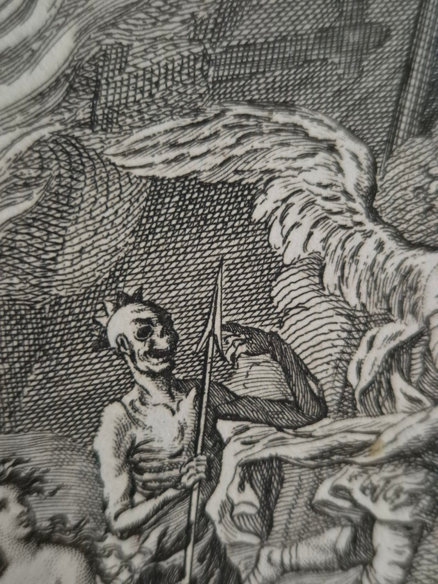 1764 Le Paradis Perdu - John Milton - Suite de gravures sur cuivre -photo-7