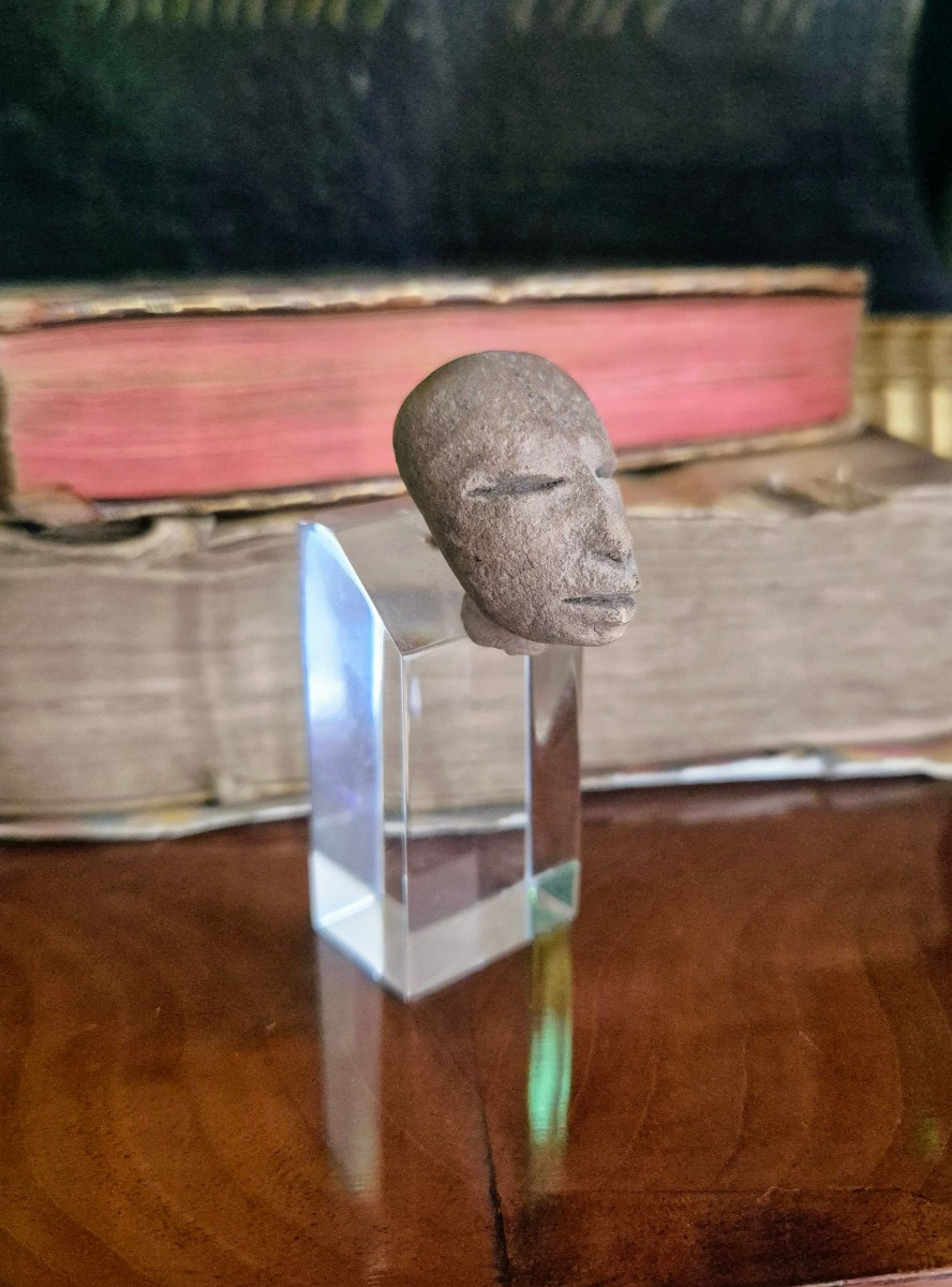 Tête en terre cuite Mexique - Culture précolombienne -photo-2