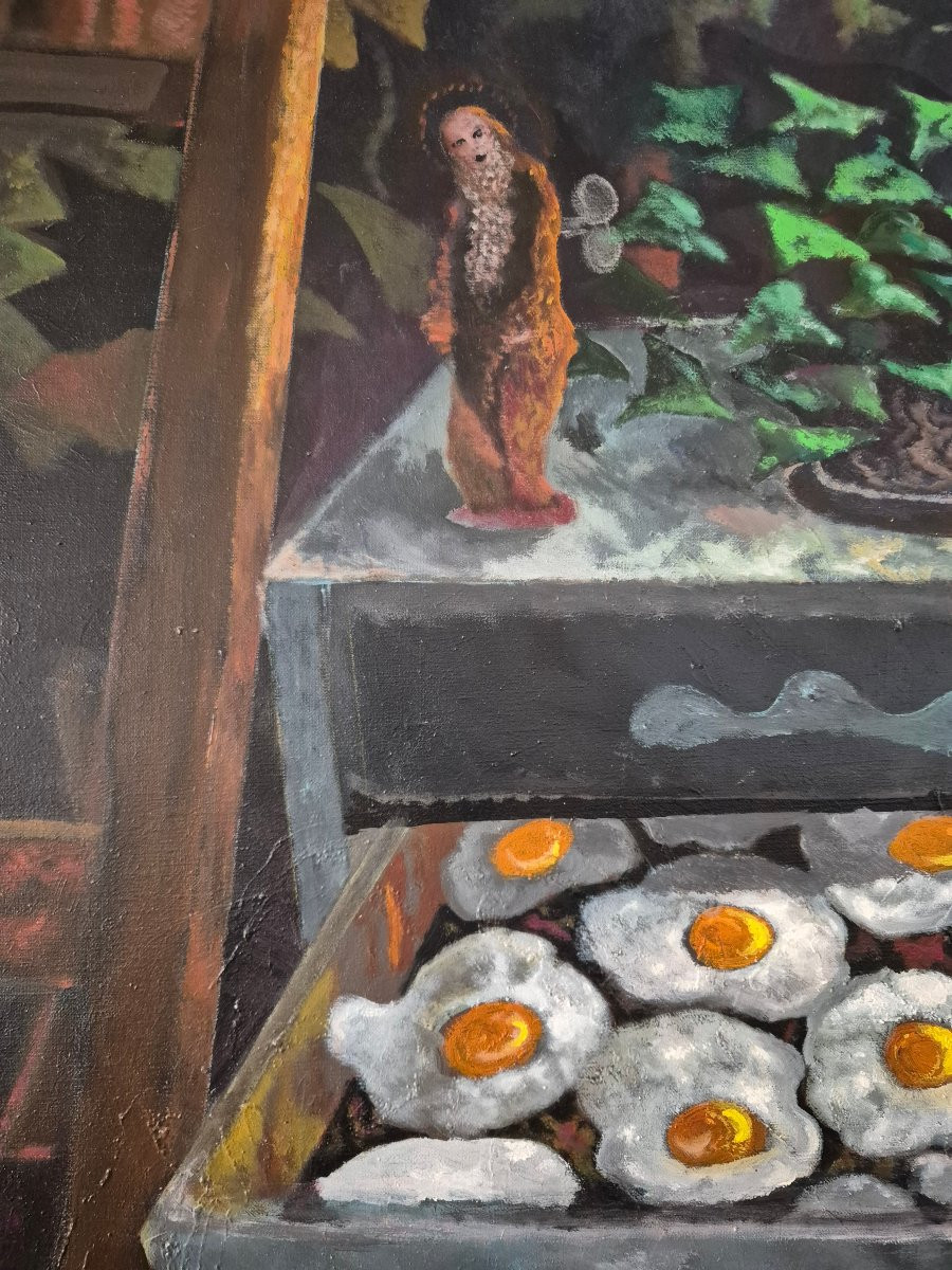 José Garcia-Cordero (1951 - ) Huile sur toile – 1992 - Surréalisme-photo-3