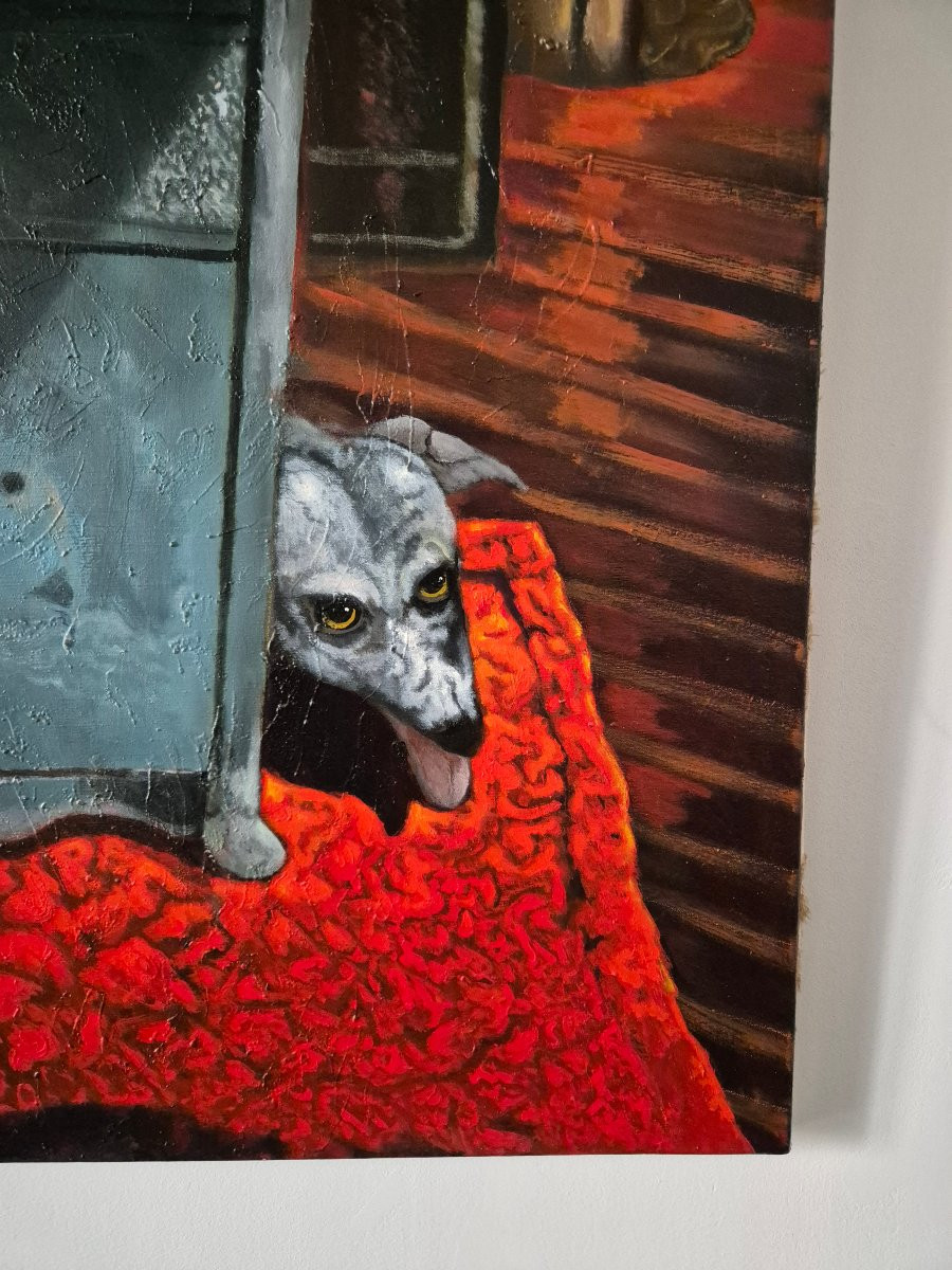 José Garcia-Cordero (1951 - ) Huile sur toile – 1992 - Surréalisme-photo-3