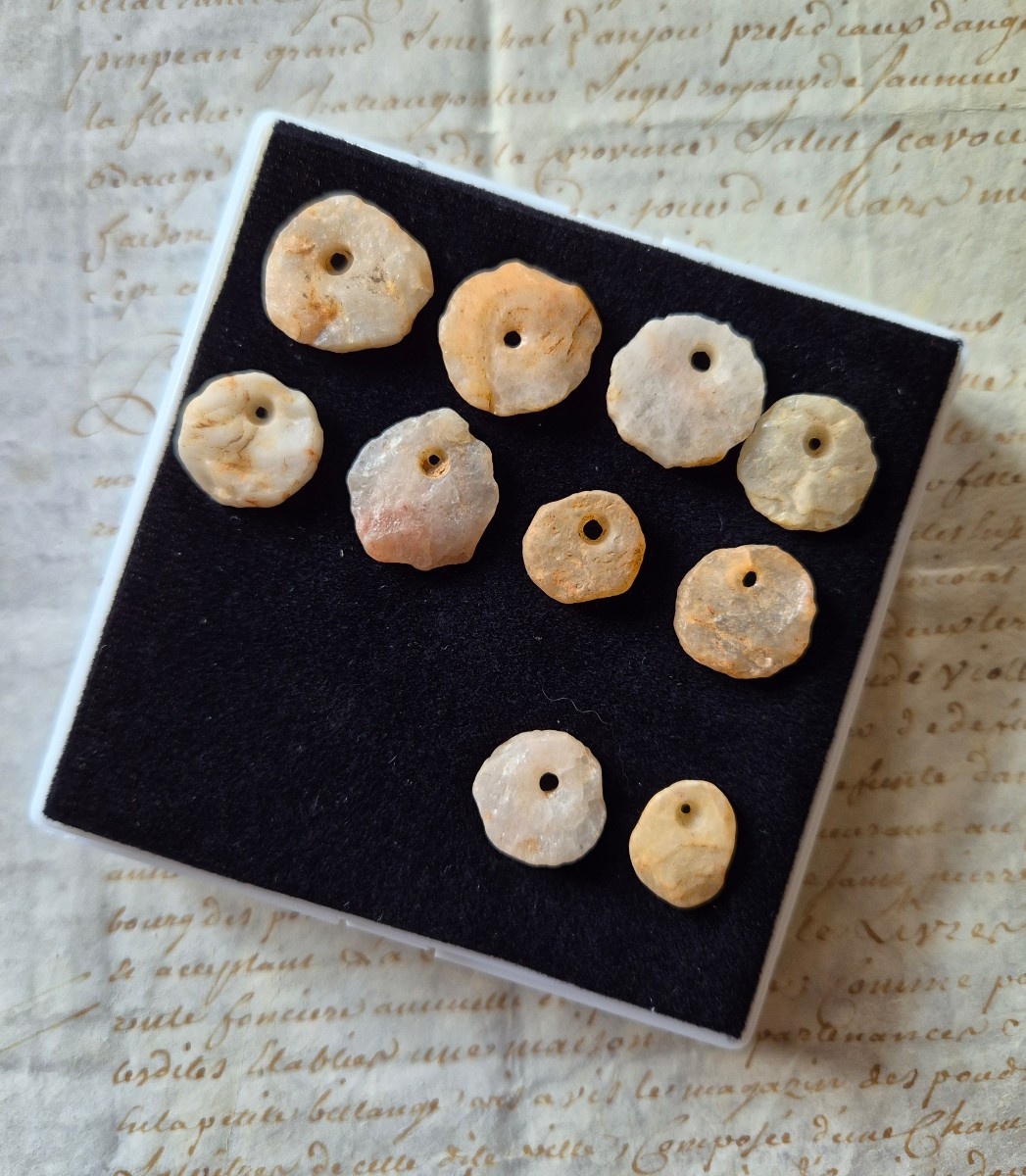 Neolithic Quartz Beads