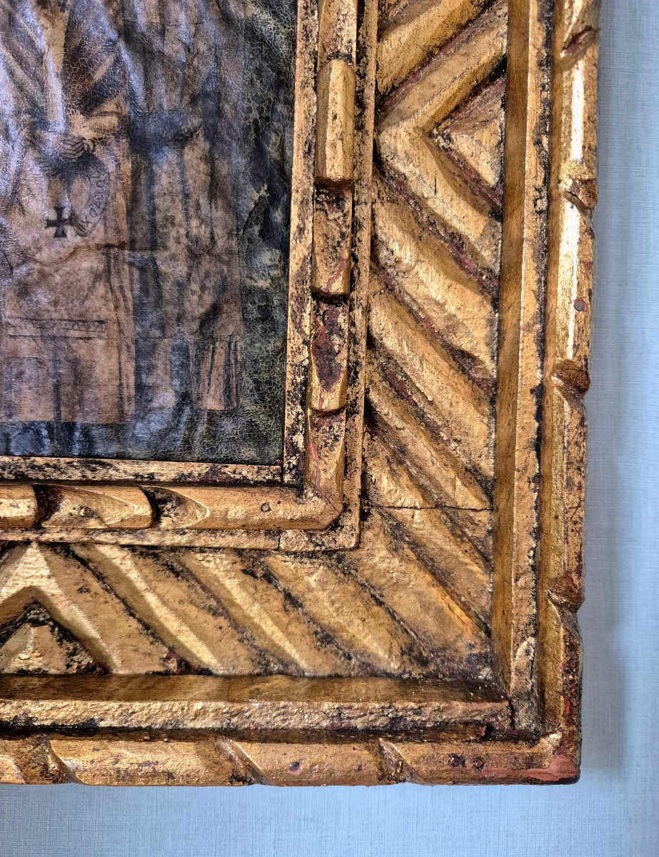 The Three Hierarchs - Orthodox Icon On Vellum-photo-3