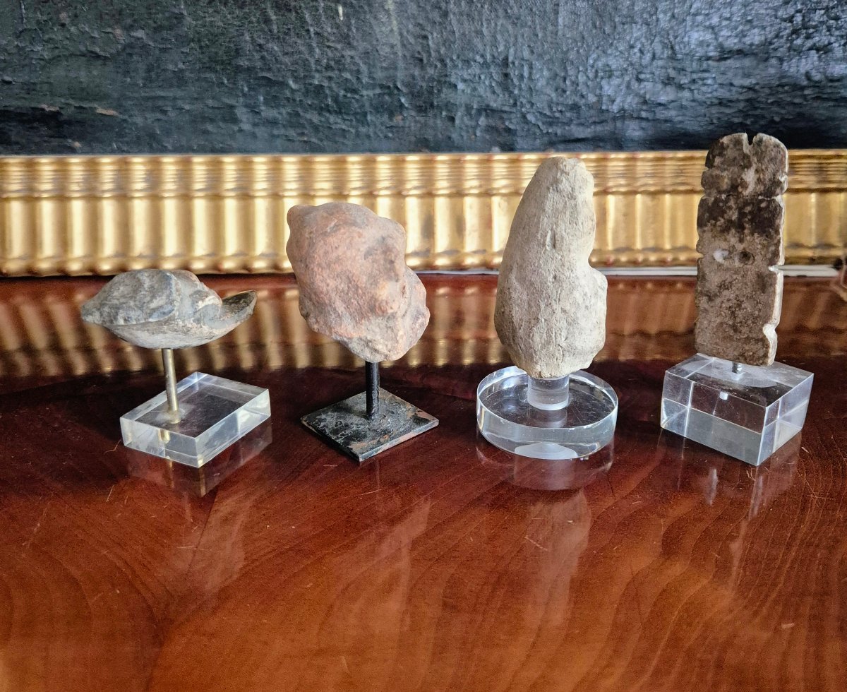 Statuettes précolombiennes en terre cuite - Art premier -photo-2