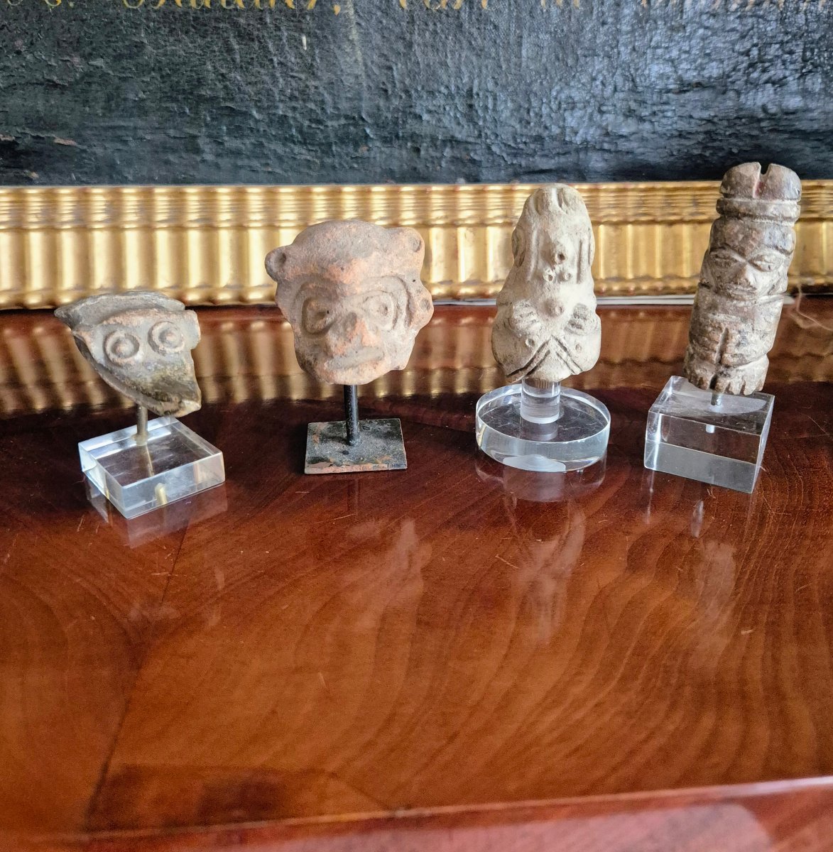 Statuettes précolombiennes en terre cuite - Art premier 