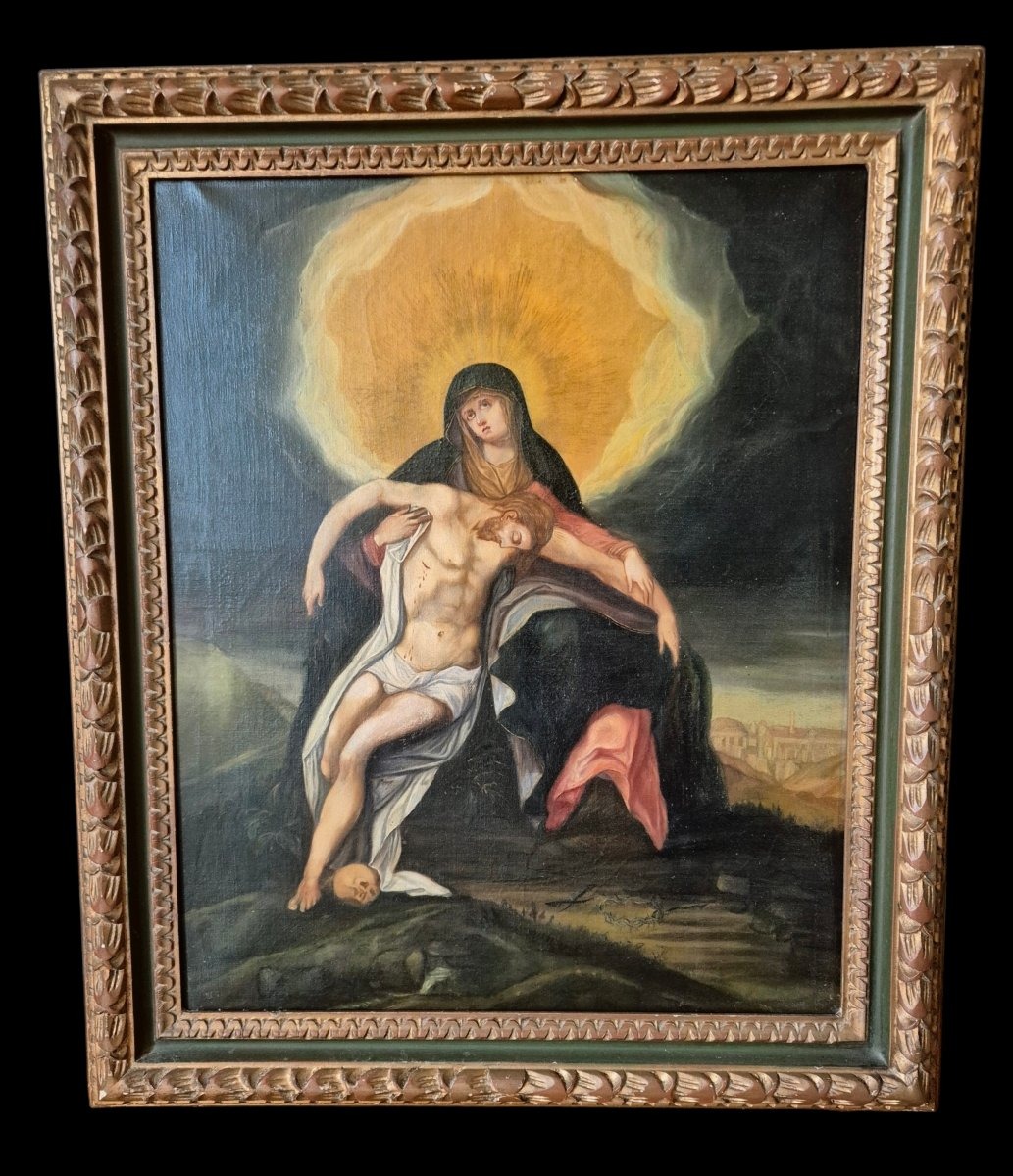 The Lamentation Of Christ - Oil On Canvas 