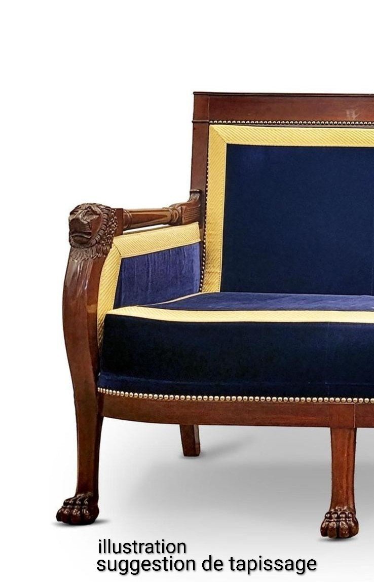 Office Armchair Attributed To Jacob Desmalter - Empire And Consulate Periods-photo-4
