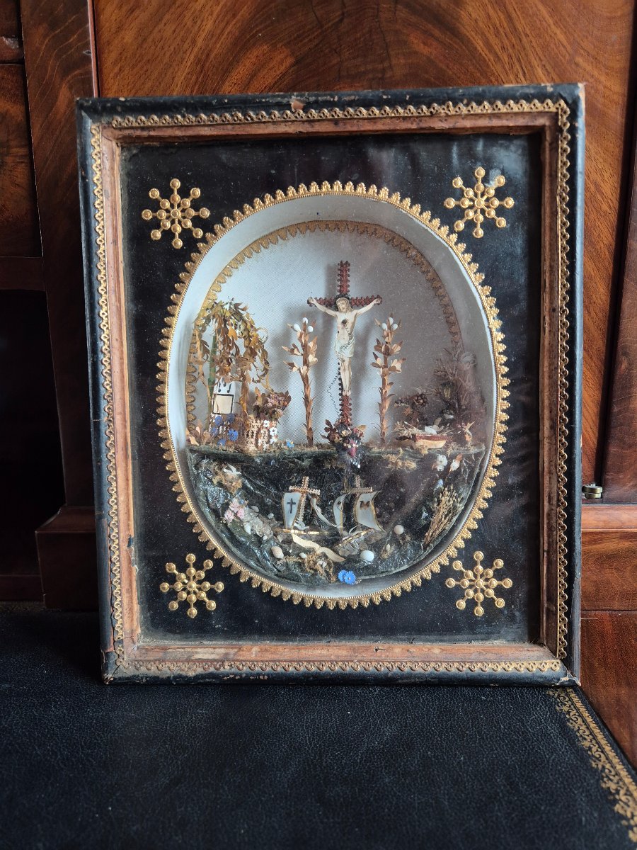 19th-century Convent Artwork—religious Cutouts And Ex Votos