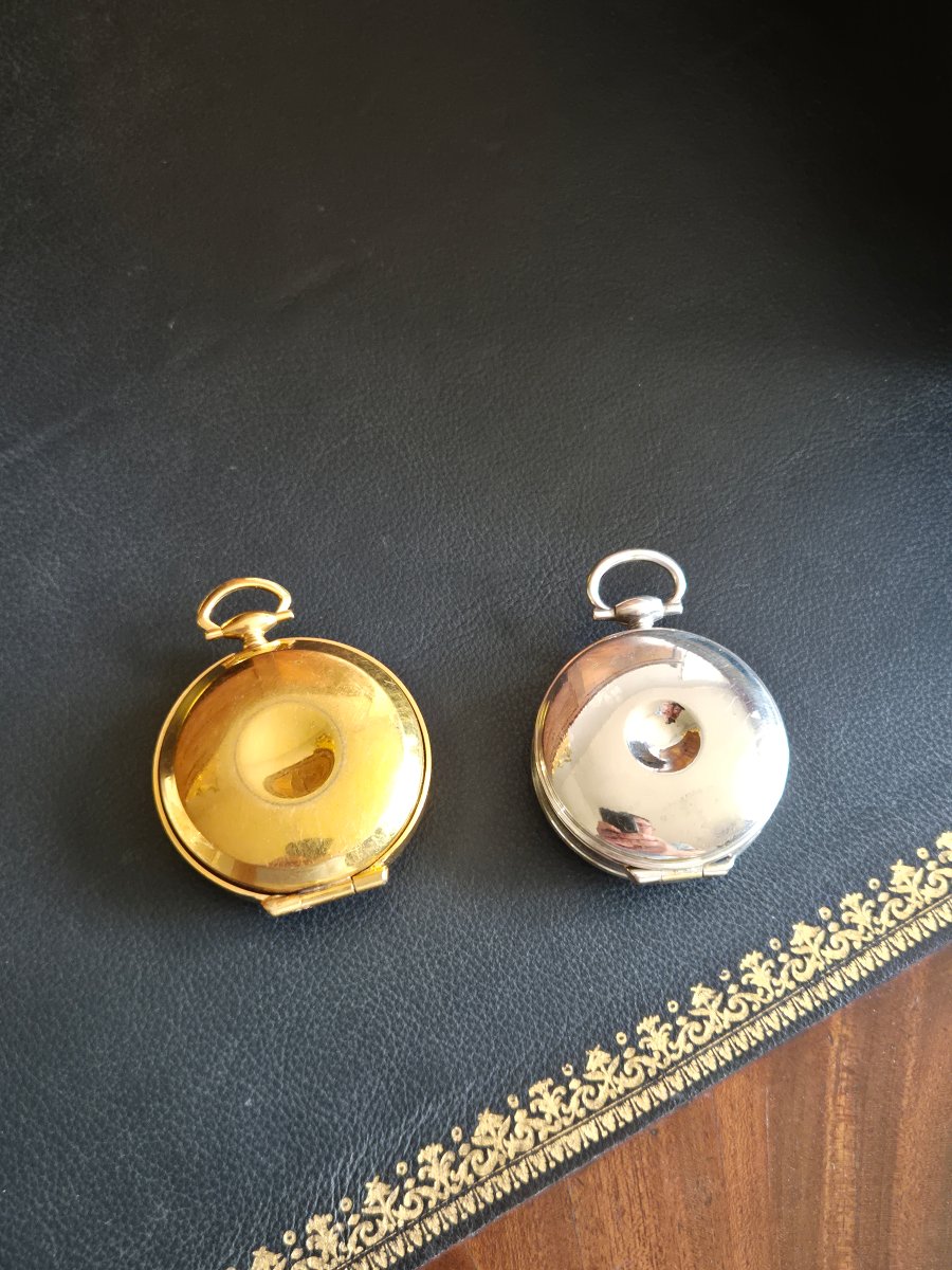 Custodes Made Of Silver-plated Metal, Vermeil, And Brass-photo-1