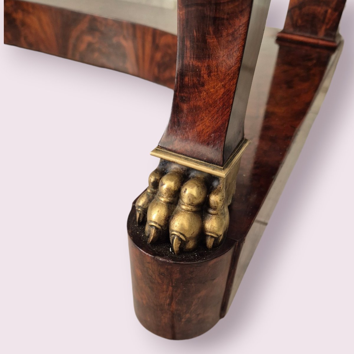 "bonheur Du Jour" Stamped "antoine-nicolas Lesage," Flamed Mahogany -photo-4