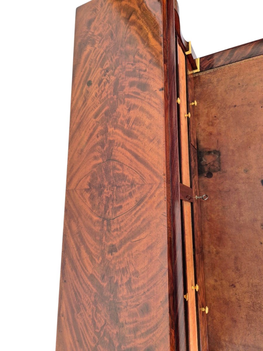 "bonheur Du Jour" Stamped "antoine-nicolas Lesage," Flamed Mahogany -photo-6