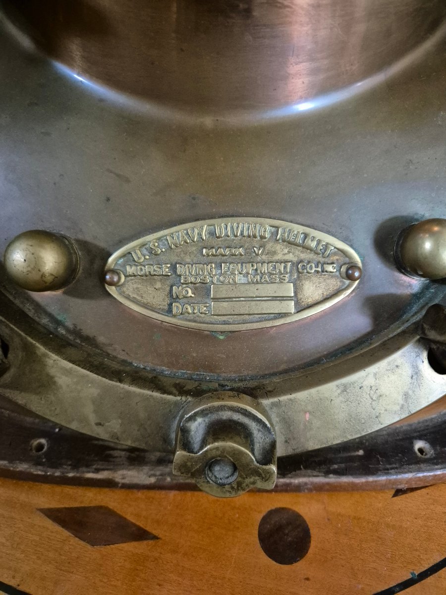 Scaphandre - Casque en cuivre et laiton -photo-4