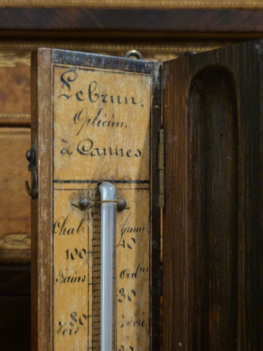 Thermomètre de voyage daté 1850 - Napoléon III-photo-2