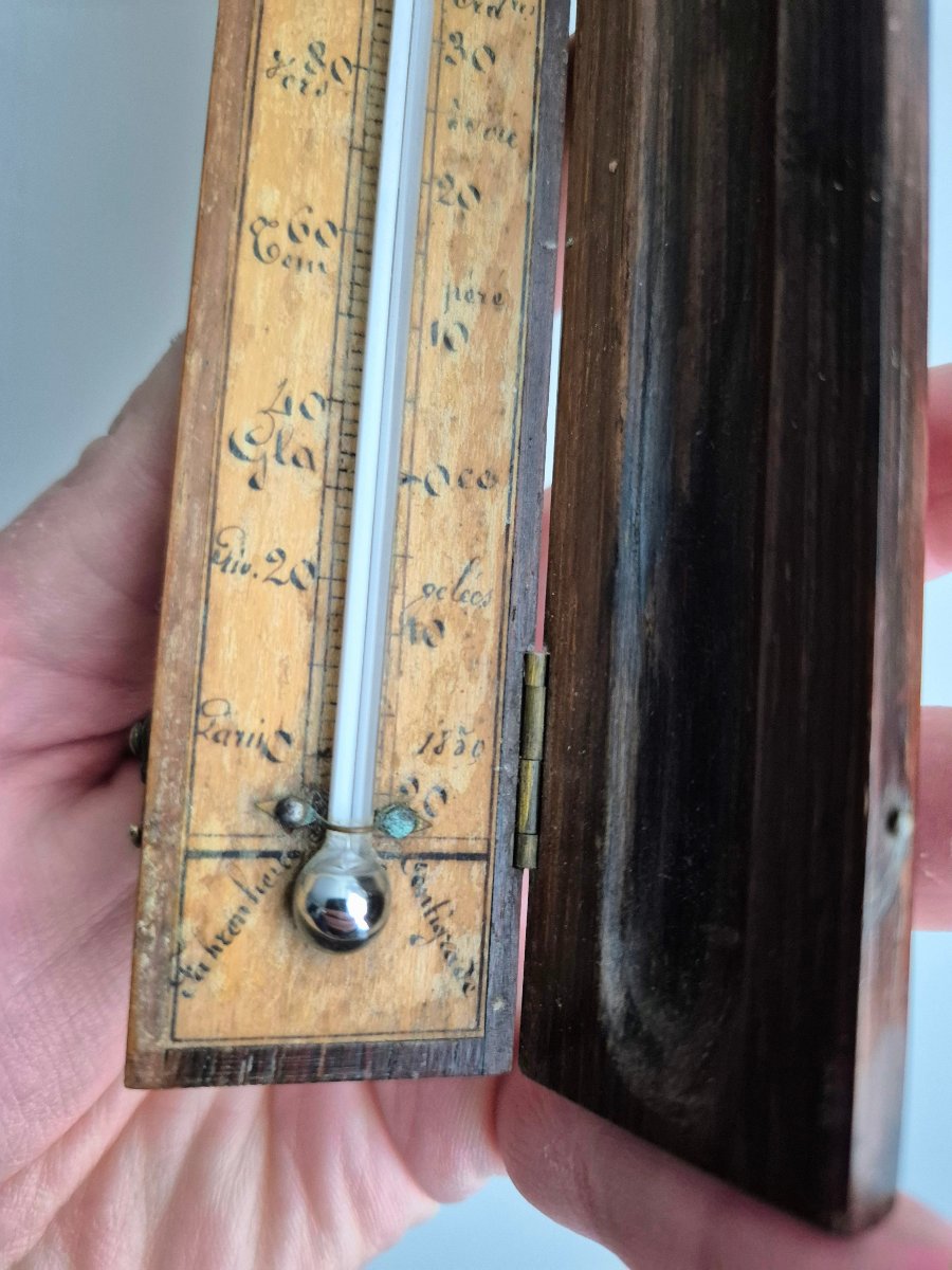 Thermomètre de voyage daté 1850 - Napoléon III-photo-3