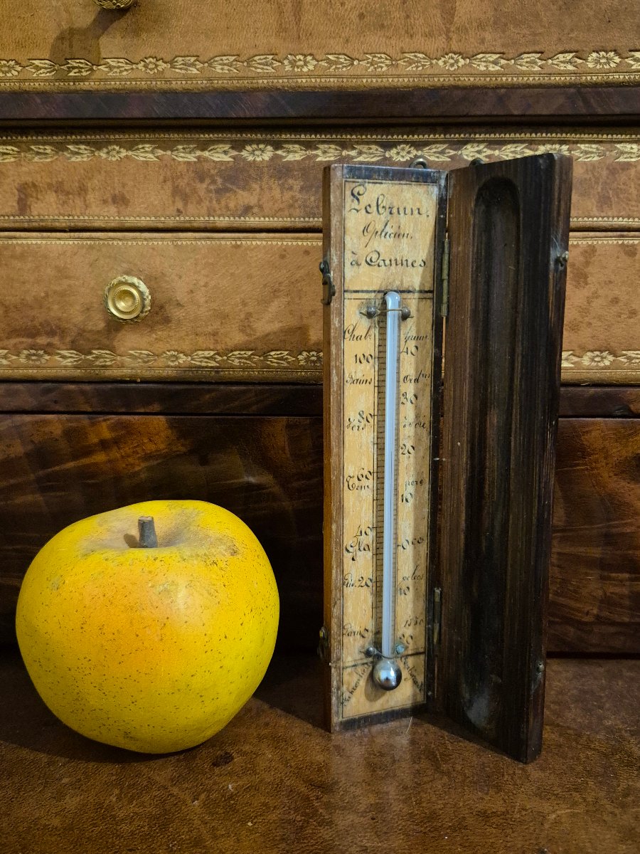 Thermomètre de voyage daté 1850 - Napoléon III-photo-4