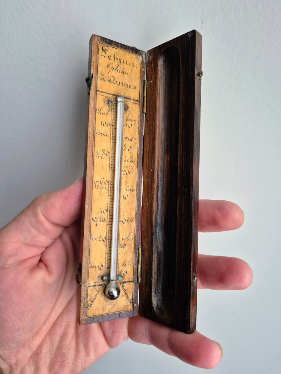 Thermomètre de voyage daté 1850 - Napoléon III-photo-2