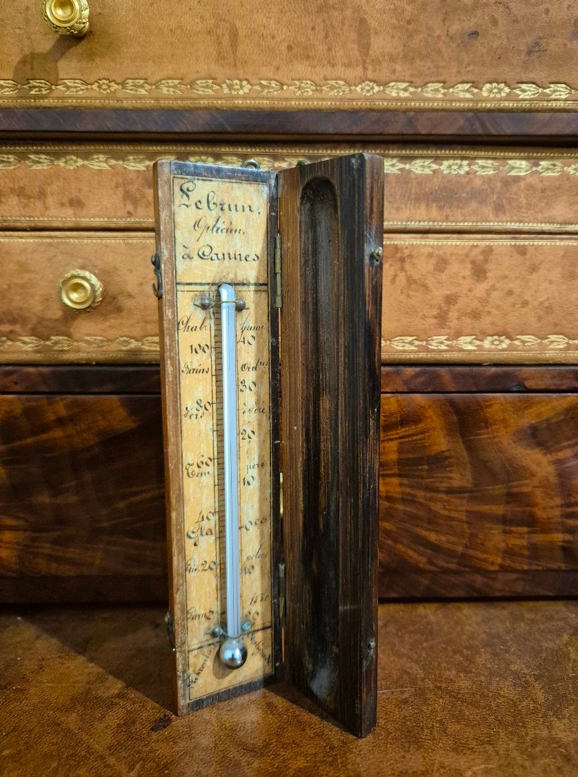 Thermomètre de voyage daté 1850 - Napoléon III