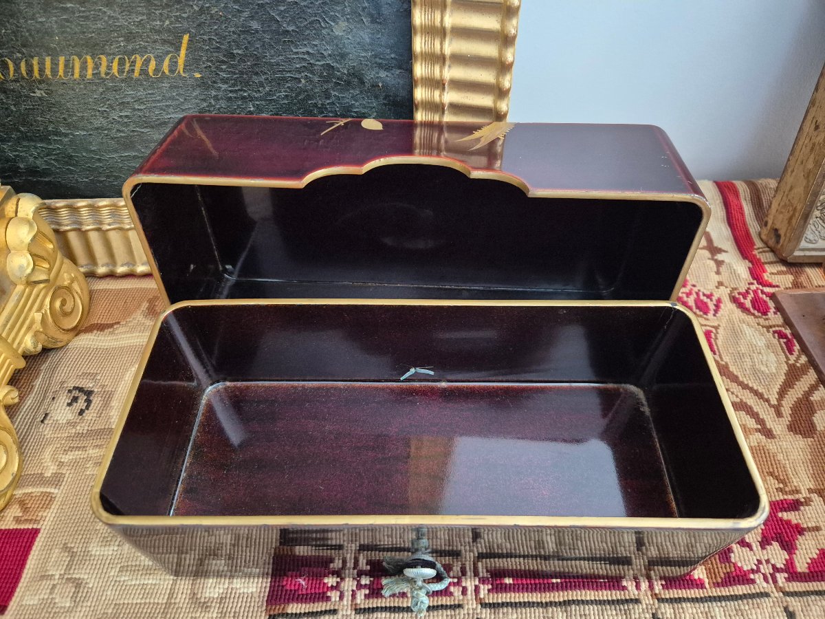 Japanese Lacquered Letter Box -photo-2