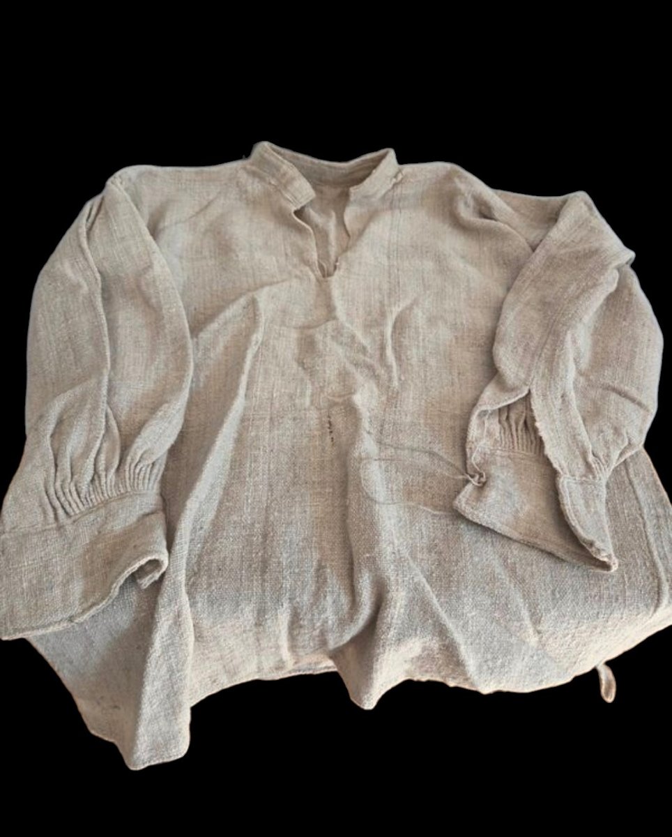 Chemise traditionnelle en lin du Lac Titicaca Pérou