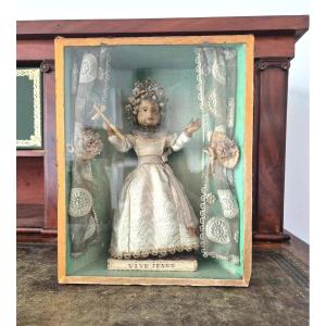 Communicant In Wax – Diorama – 19th Century - Religiosa