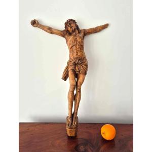 Large Carved Wooden Christ 