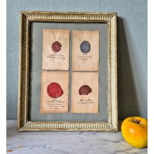 Cachets de cire - Anciens sceaux  Sigillographie 