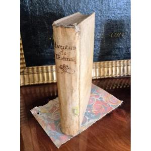 1768 Les Aventures de Télémaque - reliure vélin d'époque