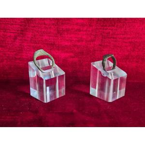 Medieval Rings Bronze Chevalières