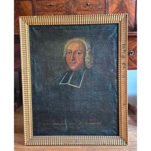 Portrait Of A Priest, 18th Century  Oil On Canvas