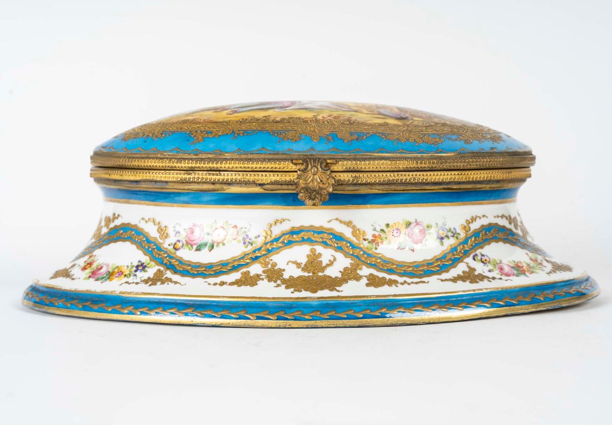 Louis XV-style Porcelain Box – 19th Century-photo-2