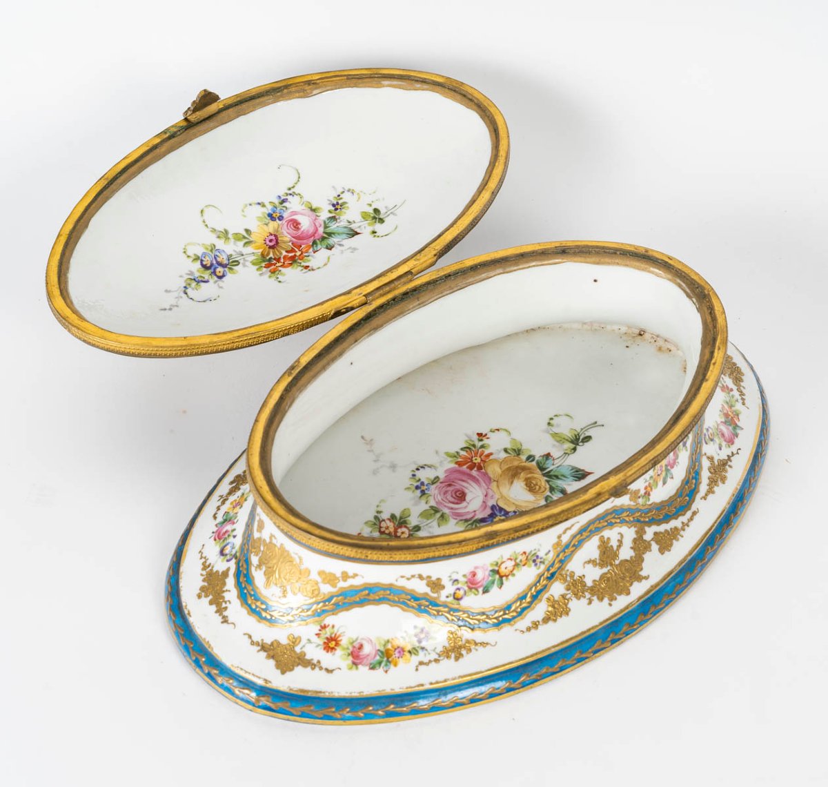 Louis XV-style Porcelain Box – 19th Century-photo-2