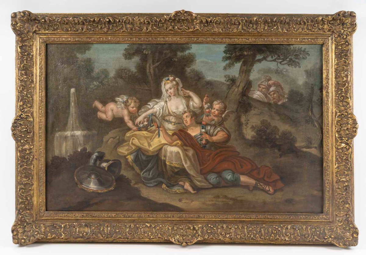 Renaud In Armide’s Gardens, After Jean-honoré Fragonard – French School, 18th Century