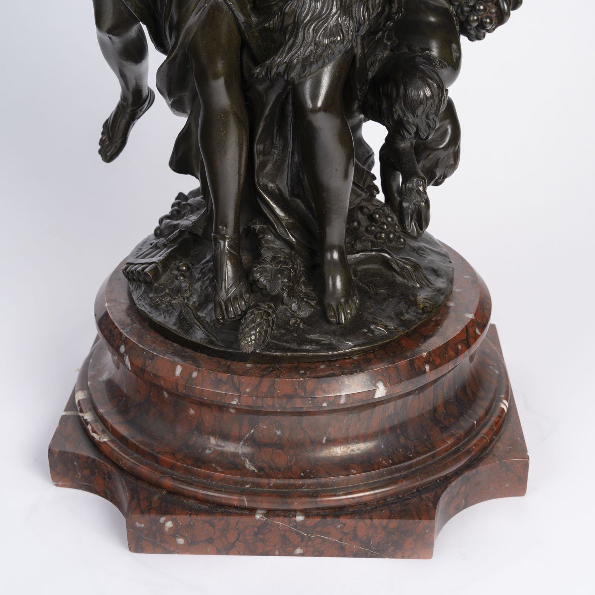 Patinated Bronze Sculpture Based On A Work By Clodion, Cast By Raingo Frères, Napoleon III Period-photo-2