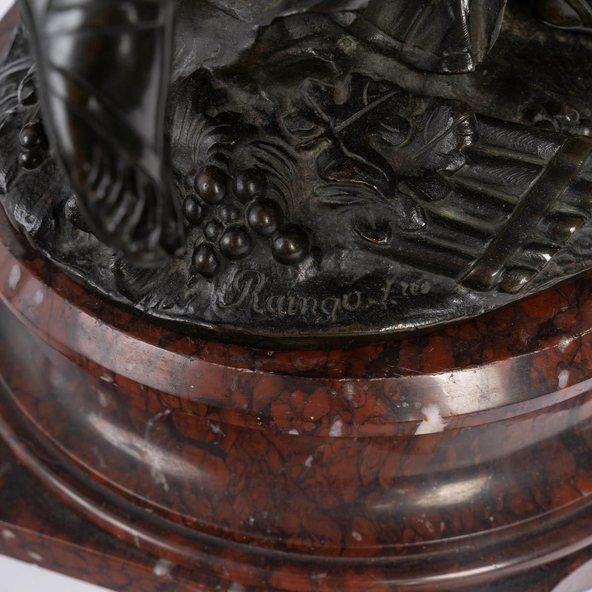 Patinated Bronze Sculpture Based On A Work By Clodion, Cast By Raingo Frères, Napoleon III Period-photo-2