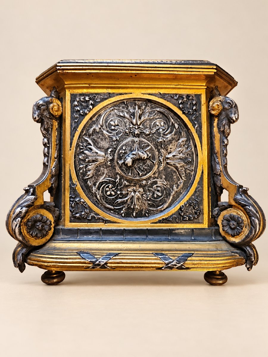Jewellery Casket By Adolphe Boulenger, Signed A.b. Paris – 19th Century-photo-3