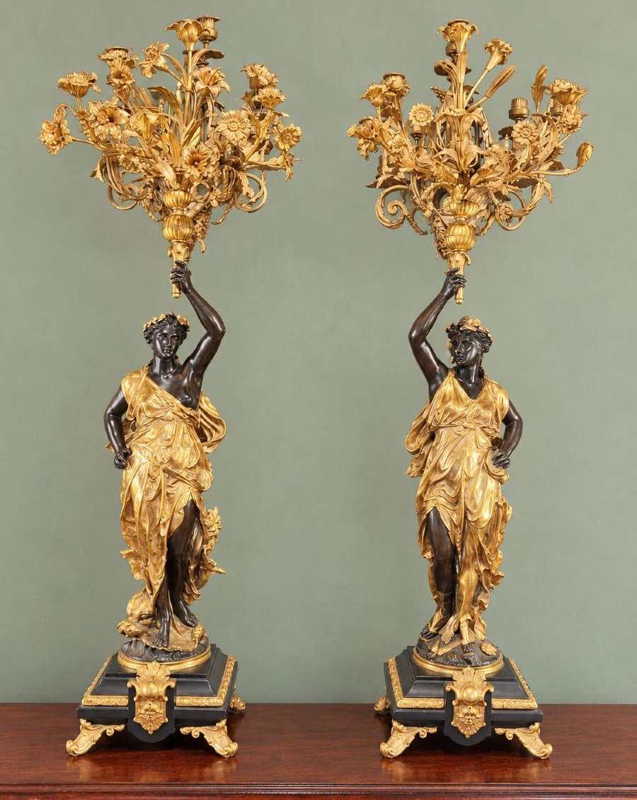 Chandeliers By L. Grégoire – 19th Century, Napoleon III Style