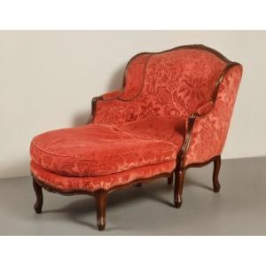 A Louis XV-era Broken Duchesse, Stamped "philippe-joseph Pluvinet"