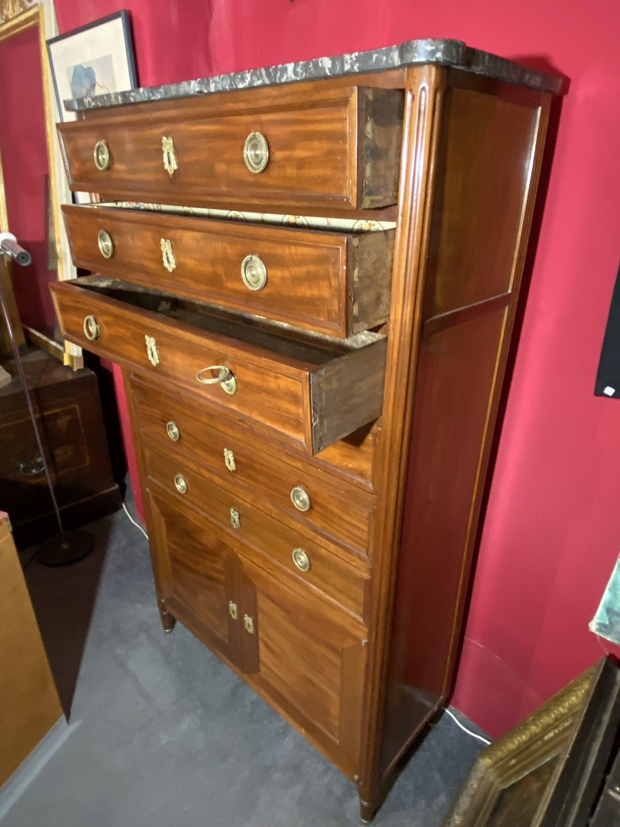 Chiffonnier louis XVI-photo-3