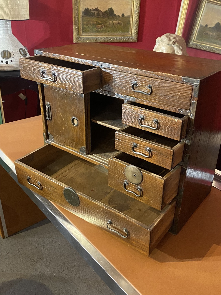 Coffre japonais ancien -photo-4