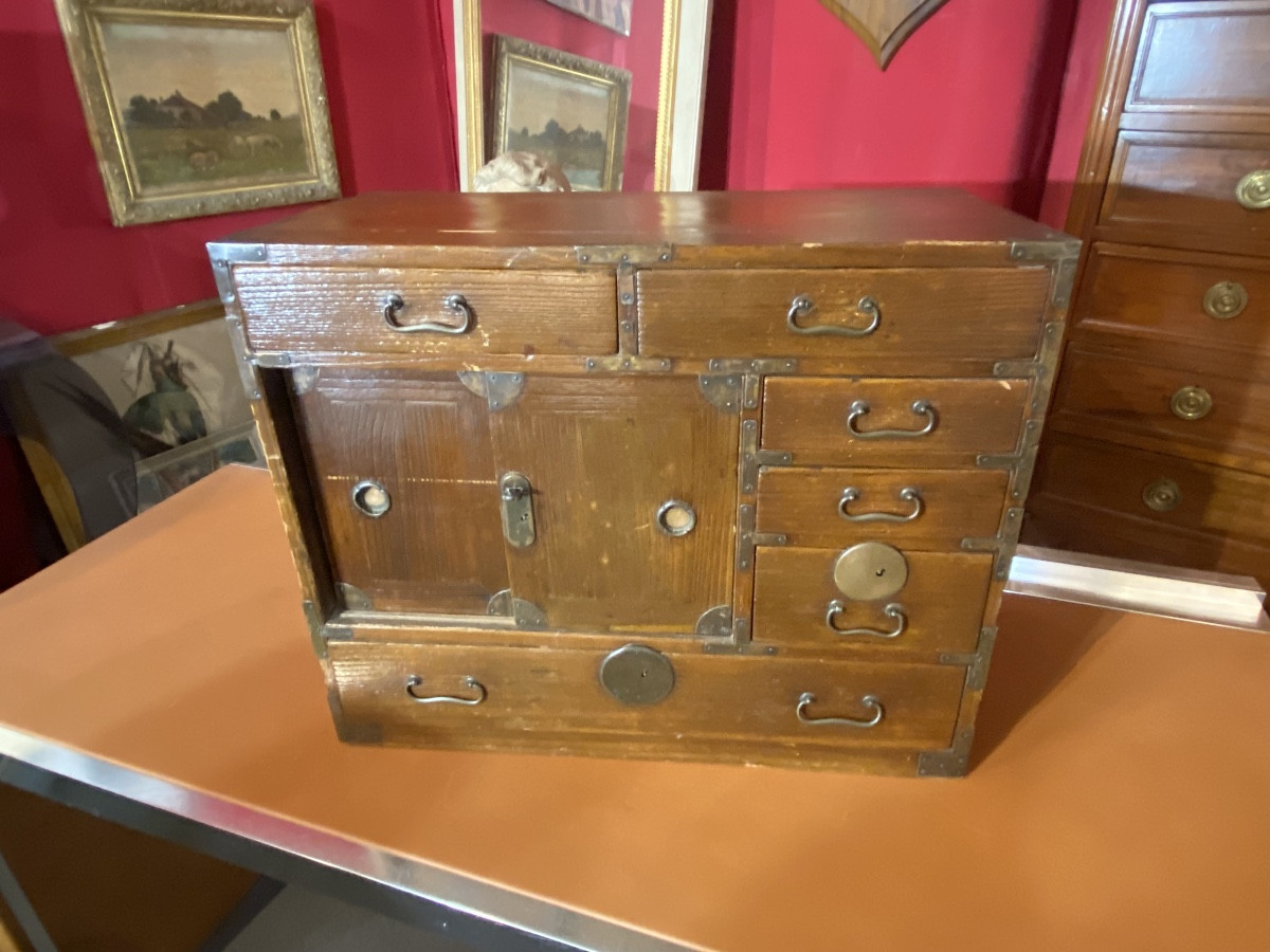 Coffre japonais ancien 