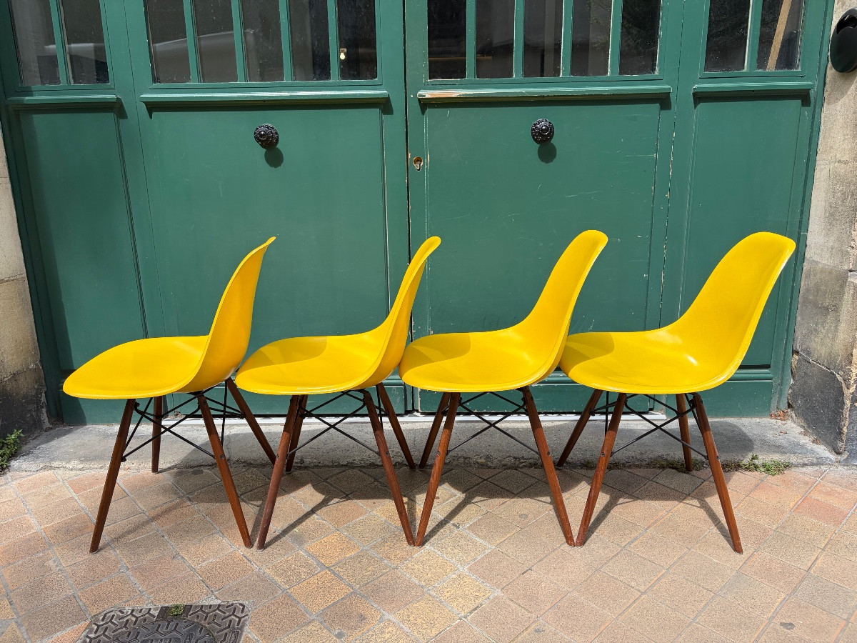 Series Of Vintage Dsw Eames Chairs-photo-2