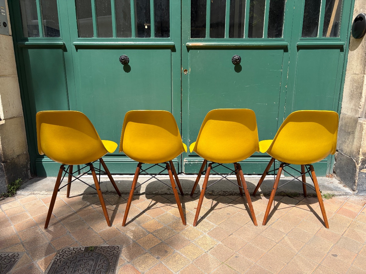 Series Of Vintage Dsw Eames Chairs-photo-3