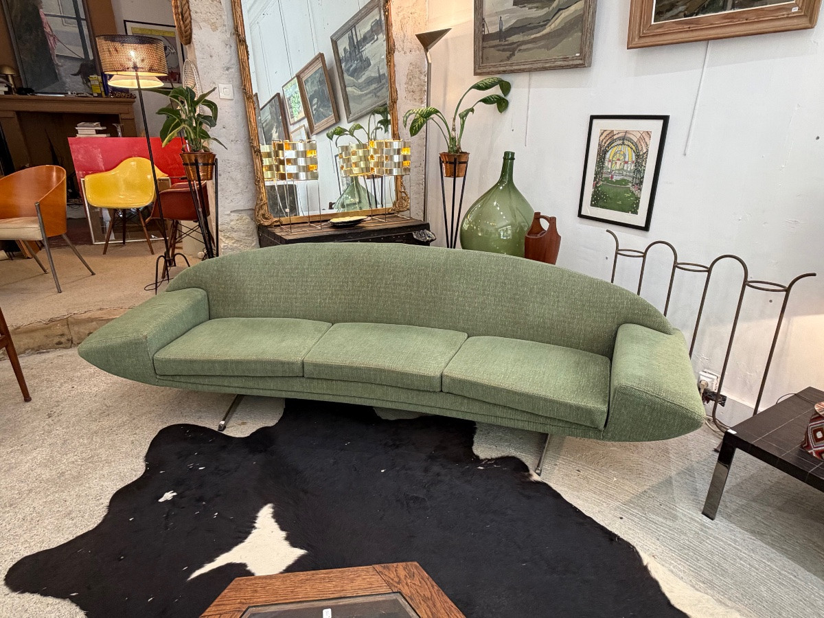 Canapé “Capri” Johannes Andersen, Design Scandinave, vers 1960-photo-5