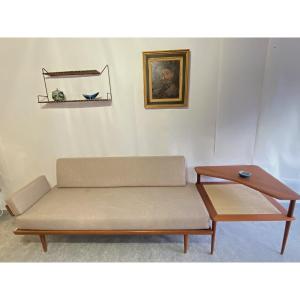 Ensemble Minerva Peter Hvidt et Orla Molgaard-Nielsen pour France & Son, Danemark, 1960s